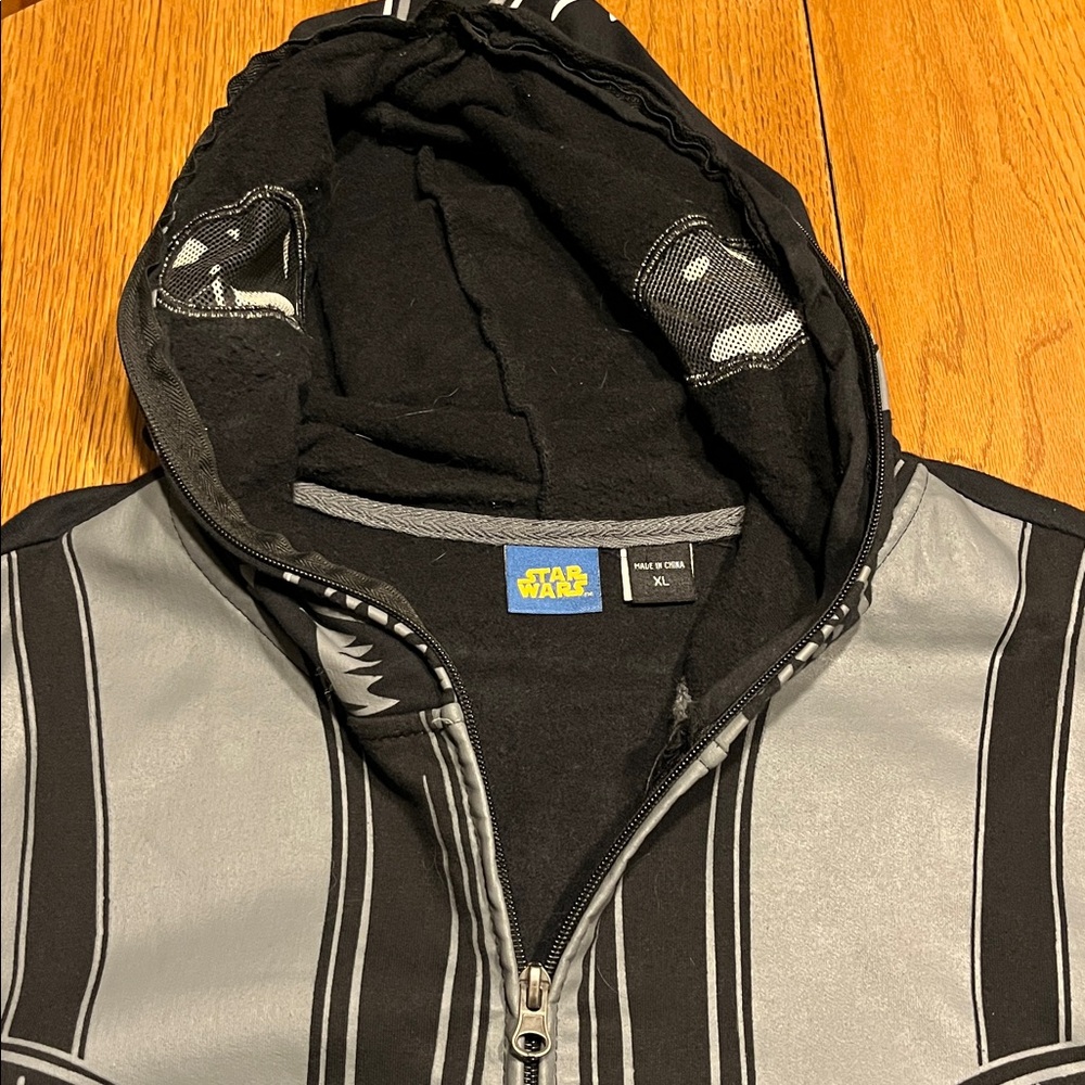 Star Wars Darth Vader hoodie zip up Mask Hoodie xl - Picture 5 of 9
